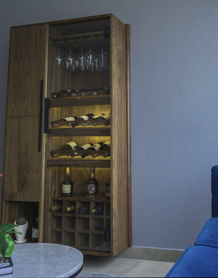 SẢn xuất tủ rượu cánh kính